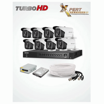 4MP - 8 UHD IP CAMERAS PACKAGE (HIKVISION)