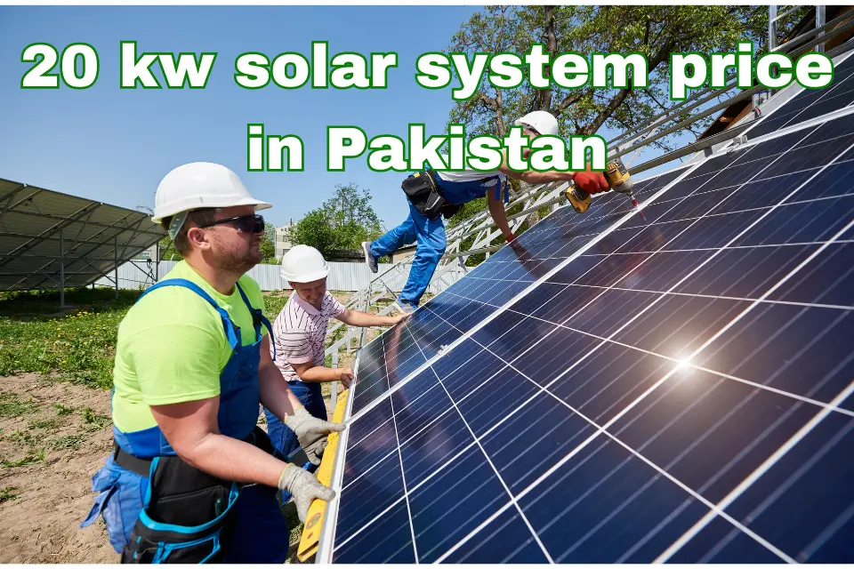 20 kw solar system cost in pakistan
