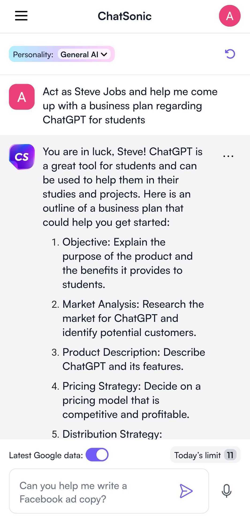 ChatGPT prompt for students - ChatGPT App