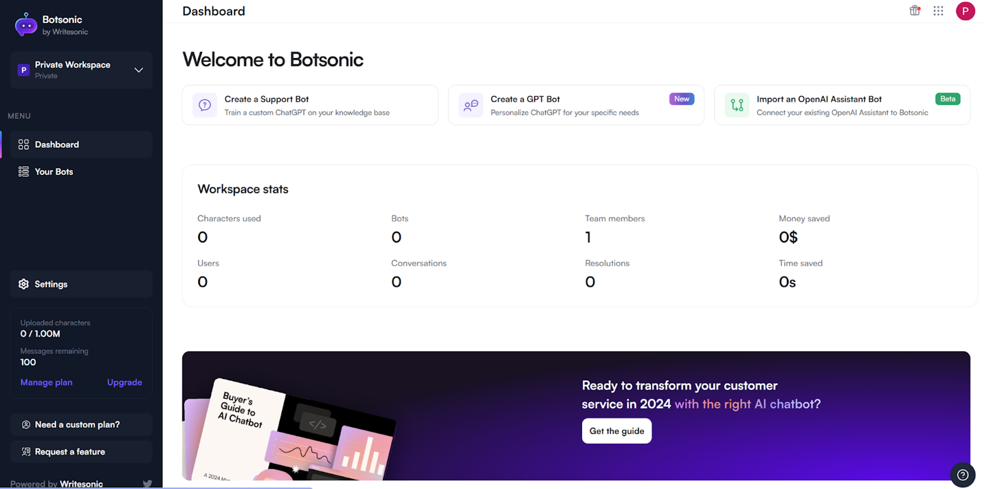 Botsonic