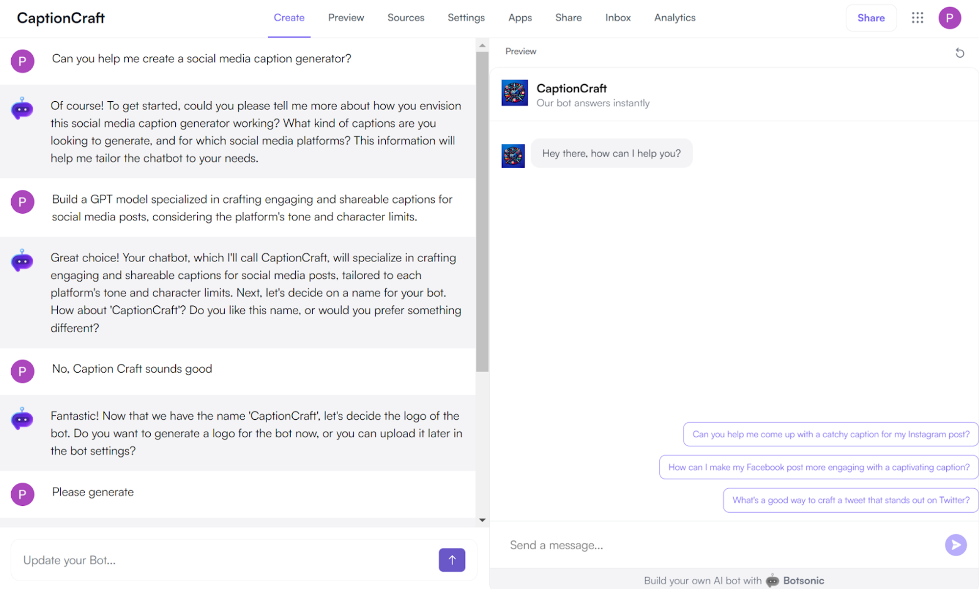 Create a GPT Bot