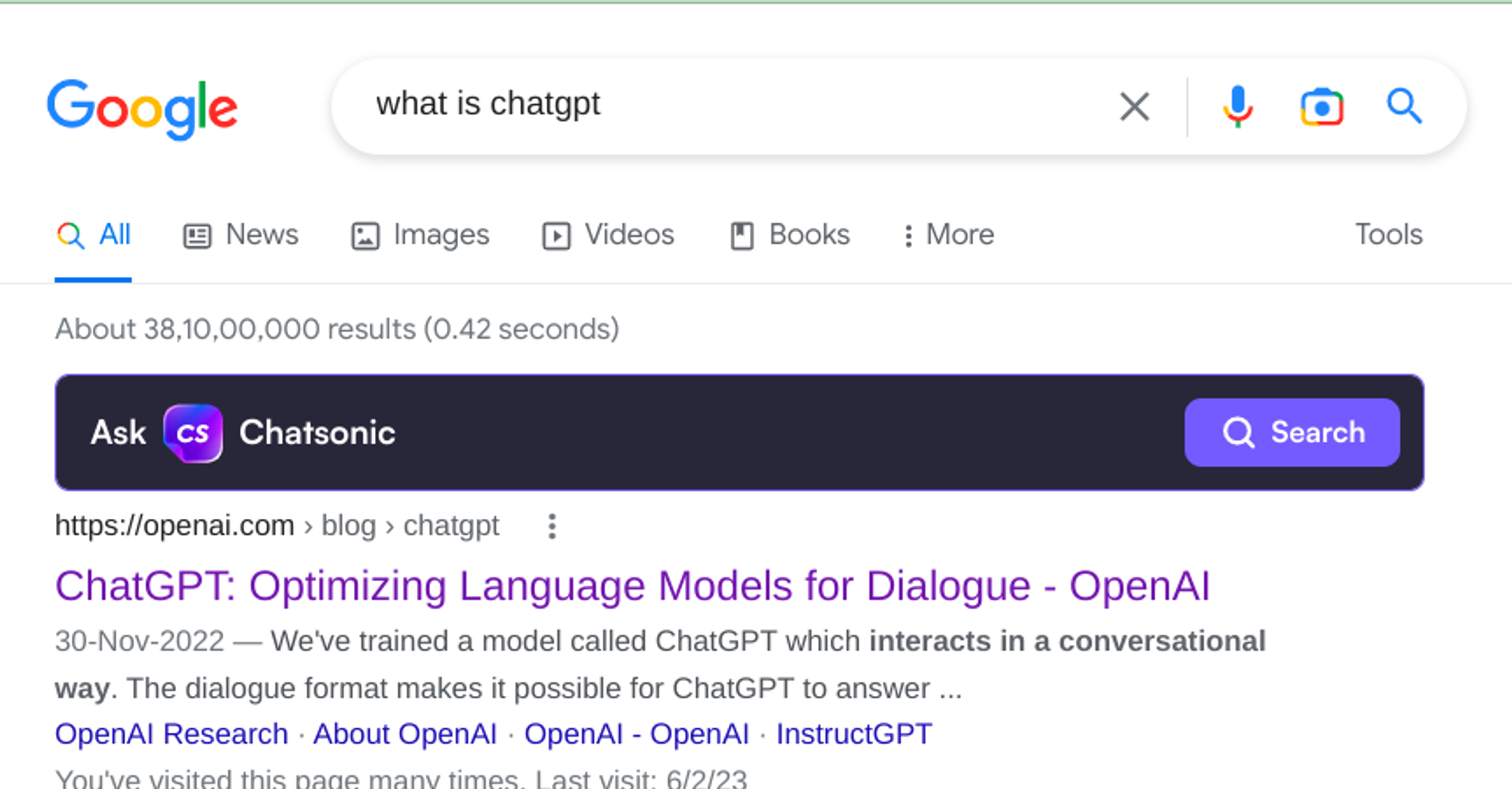 Chat Sonic Chrome Extension - Chat GPT Download