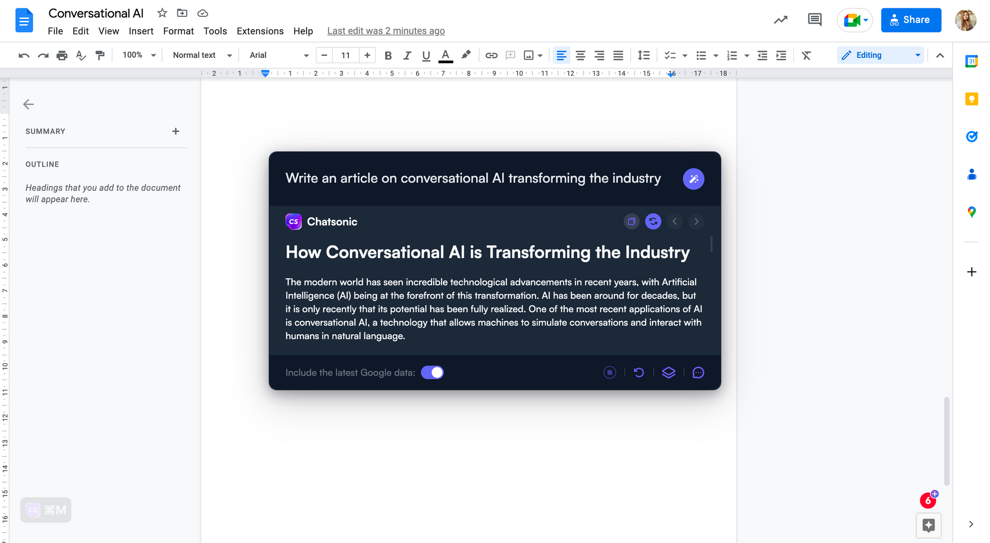 create unique content on web - best chatgpt chrome extensions