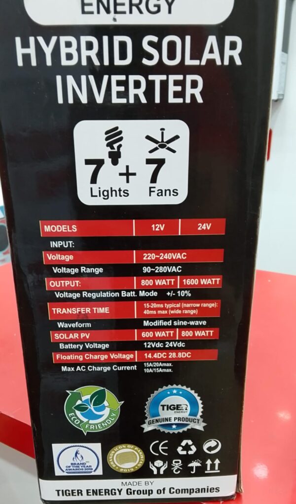 Tiger Solar Inverter 800 Watt