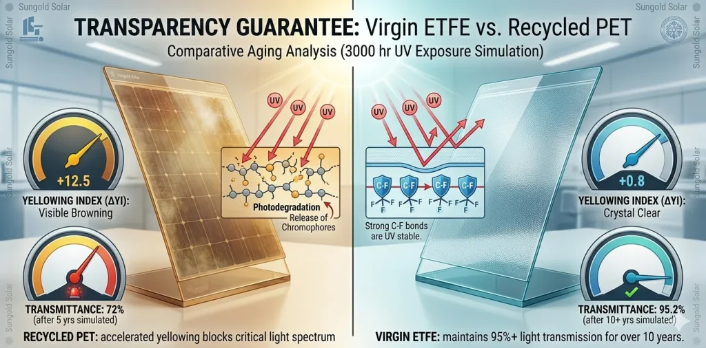 Recycled PET vs. Virgin ETFE
