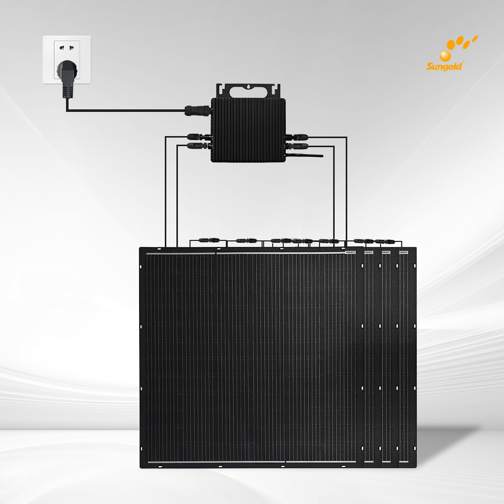 Plug-in solar panels for balcony and small home applications